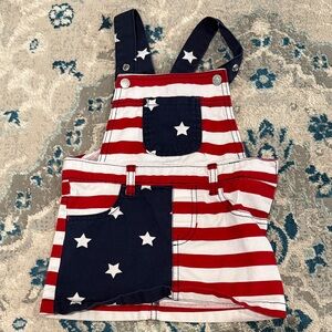 1989 Place Striped Overalls with Stars